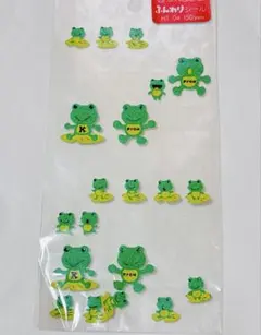 平成レトロ】ぷっくりツヤツヤ カッパのデコレーションシール かっぱ