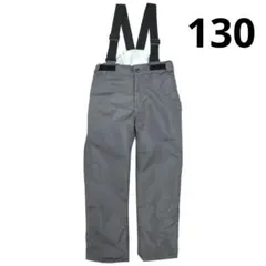 新品 スキーウェア スキーパンツ 子供用 キッズ ジュニア チャコール 130