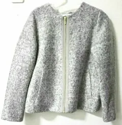 冬 ノーカラージャケット