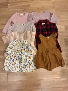 90サイズ　女の子　春夏服　まとめ売り　ワンピース、トップス、ズボン