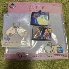 ✨プリキュア1番くじ✨　 G賞ハンドタオル + H賞ラバーチャームセット