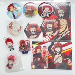 ヒロアカ 切島鋭児郎 缶バッジ アクスタ ミニフィギュア ポストカード