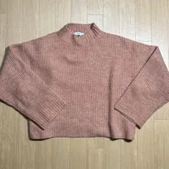 Discoat リブ編みハイネックセーター　レディース