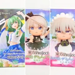 東方Project フィギュア 十六夜咲夜＆魂魄妖夢　ヌースト　東風谷早苗