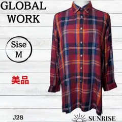 グローバルワーク レディース トップス カジュアルシャツ チュニック Mサイズ