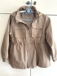 【Petit main】ベージュのジャケット＊110cm
