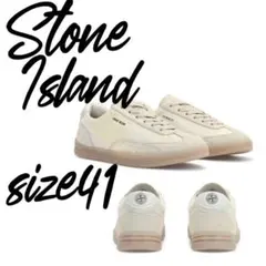【定価5.9万】STONE ISLAND スニーカー ホワイト 70S 25.5のサムネイル