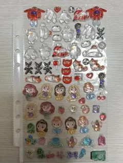 【正規品】 ディズニープリンセス、ベイマックスボンボンドロップシール