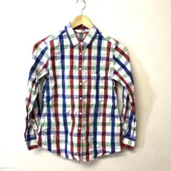 SHIPS シップス マルチカラー チェック柄 シャツ レディース トップスのサムネイル
