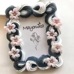 323　ホイップデコ 硬質ケース トレカケース B8 夜桜 ピンク 青