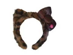 キティちゃんカチューシャ ヒョウ柄