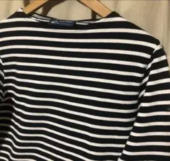 SAINT JAMES セントジェームス　ウェッソン　ボーダー　T1 ブラック