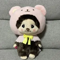 モンチッチ くまさんケープBIGぬいぐるみ　ピンクのサムネイル
