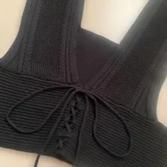 GU 前後2way ニットビスチェ ニットベスト