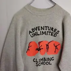 ADVENTURES UNLIMITED スウェット トレーナー ラグラン