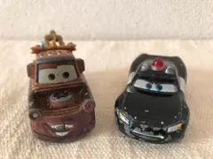 カーズ メーター＆ライトニング (ポリスタイプ) 2台セット トミカ