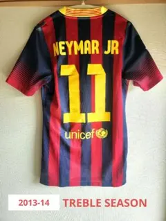 正規Authentic バルセロナ 13/14 ネイマール11＆記念タオルセット