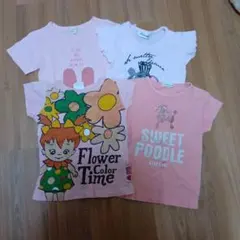 ヌコりん様専用★子供用Tシャツセット　110センチ（花柄・キャラクター）