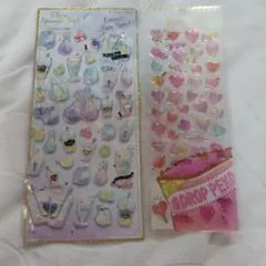 カミオジャパン　型押しぷっくりシールセット 2シート