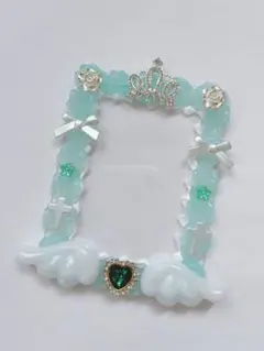 ホイップデコ トレカケース 硬質ケース B8 推し活 緑 みどり