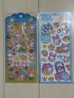 新品　ふわふわらびちゃん平成ハッピーフォン　Drop jelly sealセット