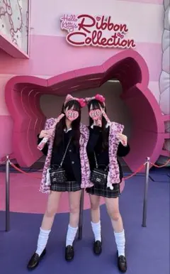 USJ ユニバ ハローキティ マフラーハット カチューシャ セット