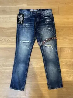 新品 BILLIONAIRE BOYS CLUB ダメージ加工 デニムパンツ