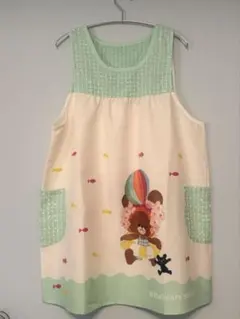 くまのがっこう おさかなエプロン