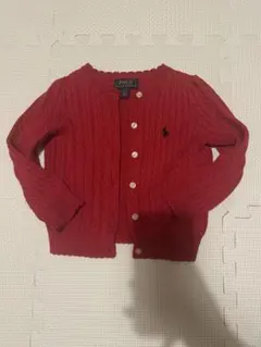 Polo Ralph Lauren レッドカーディガン 2/2T