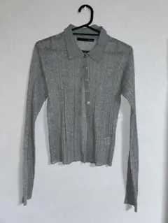 【Heather】ラメ入りニットカーディガン