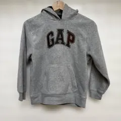 GAP フリースパーカー グレー　キッズ140サイズ