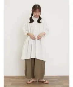 Samansa Mos2 はしごレースふんわりチュニック サマンサモスモス