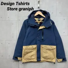Design Tshirts Store graniph マウンテンパーカー 紺