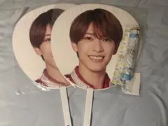 深田竜生 少年忍者 うちわ 2枚セット ペンライト付き