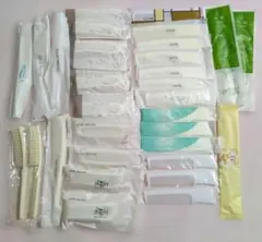 使い捨て ヘアブラシ14本&くし16本 計30本セット