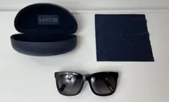 LANVIN サングラス SLN564G ブラック ゴールド イタリア製のサムネイル