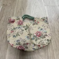 ハンドメイド　ハンドバッグ　花柄
