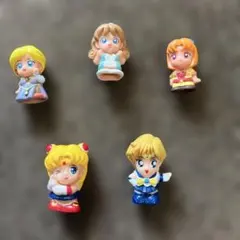 セーラームーン キャラクター 5体セット 指人形 1994 - メルカリ