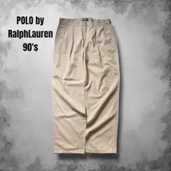 90s USA製RalphLauren初期タグ ツータックポロチノ ヴィンテージ