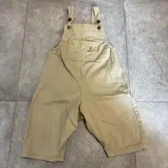 POLO Baby ベージュオーバーオール 80