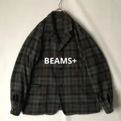 未使用【春物】BEAMS+ ビームスプラス チェック カバーオール ジャケット