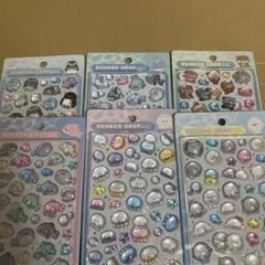 水族館限定ボンボンドロップシール　6種セット