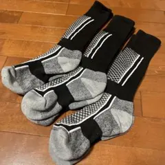 スキーソックス　3足セット　24-26センチ