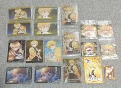 鬼滅の刃 我妻善逸 カード&シール セット