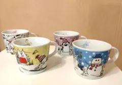 【新品未使用】スヌーピー　スープマグ　マグカップ　4個セット　KFC