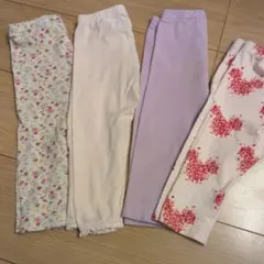 ベビー用レギンス4点セット　保育園　遊び　洗替　ユニクロ　ＧＡＰ
