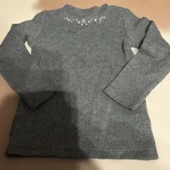 メゾピアノ　110 グレー長袖セーター　キッズ服　✳️最終お値下げ✳️