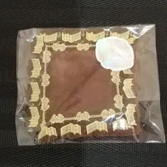 近沢レース カステラ ブラウン 福砂屋コラボ 限定タオルハンカチ