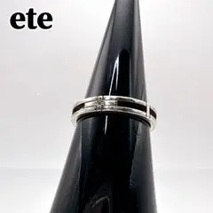 【ete】エテ silver925 ダイヤモンド 0.005ct リング