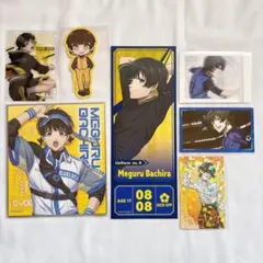 ブルーロック 蜂楽廻 色紙 チケット風カード ステッカー カード